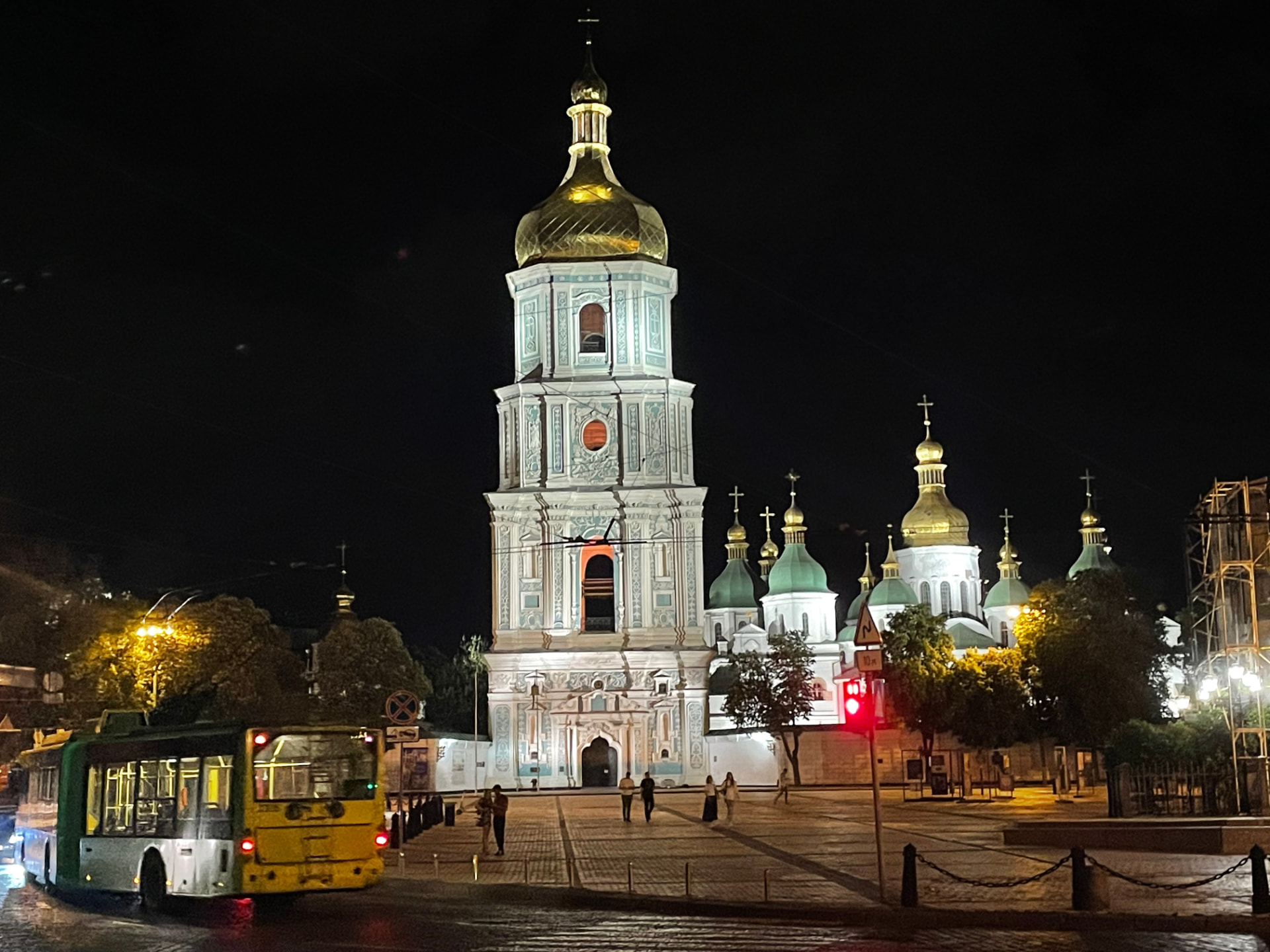 Kyiv — St. Sophia at night